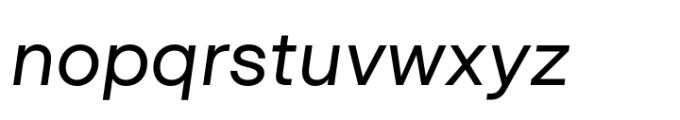 Bassen Regular Italic Font LOWERCASE