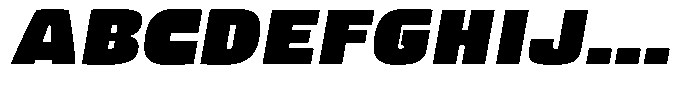 Bast Black Italic Font UPPERCASE