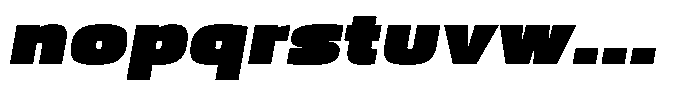 Bast Black Italic Font LOWERCASE