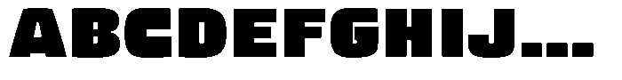 Bast Black Font UPPERCASE
