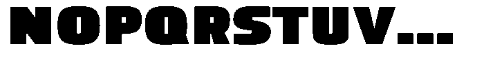 Bast Black Font UPPERCASE