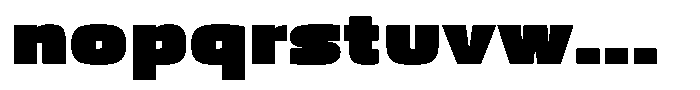 Bast Black Font LOWERCASE