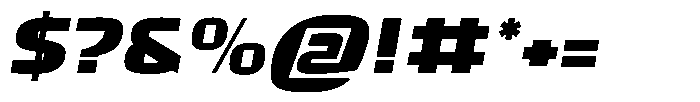 Bast Bold Italic Font OTHER CHARS