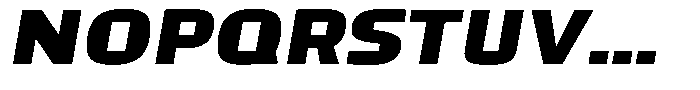 Bast Bold Italic Font UPPERCASE