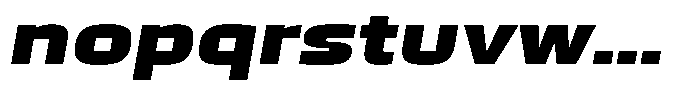 Bast Bold Italic Font LOWERCASE
