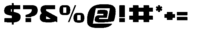 Bast Bold Font OTHER CHARS