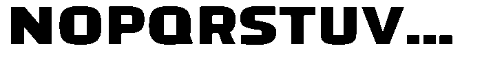 Bast Bold Font UPPERCASE