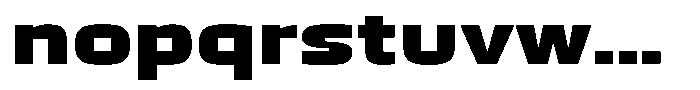 Bast Bold Font LOWERCASE