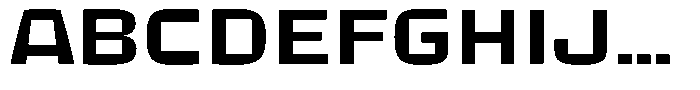 Bast Regular Font UPPERCASE