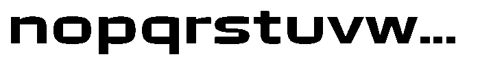 Bast Regular Font LOWERCASE
