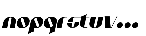 Bastara Italic Font LOWERCASE