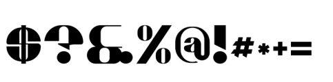 Bastara Regular Font OTHER CHARS