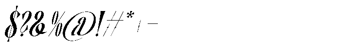 Bastfeng Skylight Italic Font OTHER CHARS
