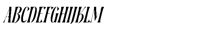 Bastfeng Skylight Italic Font UPPERCASE