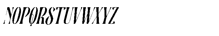 Bastfeng Skylight Italic Font UPPERCASE