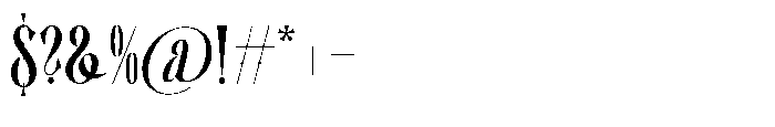 Bastfeng Skylight Regular Font OTHER CHARS