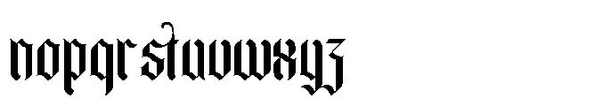 Basthor Regular Font LOWERCASE