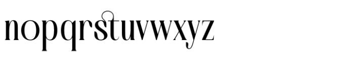 Bastible Regular Font LOWERCASE