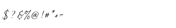 Bastide Celestine Script Font OTHER CHARS