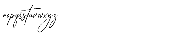 Bastide Celestine Script Font LOWERCASE