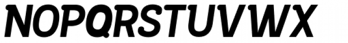 Bastonello Bold Oblique Font UPPERCASE