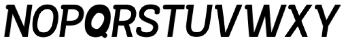 Bastonello Medium Italic Font UPPERCASE