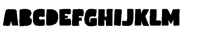 Bata Font UPPERCASE