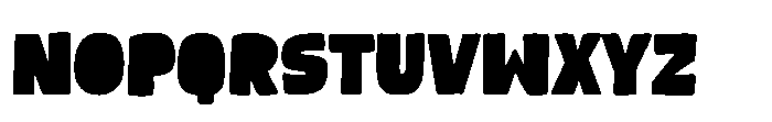 Bata Font UPPERCASE