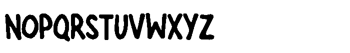 Batagor Marker Font UPPERCASE