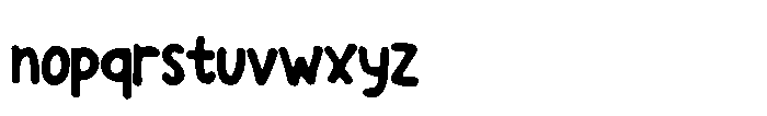 Batagor Marker Font LOWERCASE
