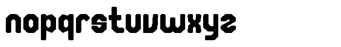 Bateë Font LOWERCASE