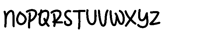 Bathal Nyalon Font UPPERCASE