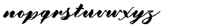 Batisa Script Font LOWERCASE