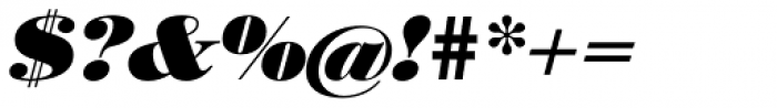 Battista Italic Font OTHER CHARS