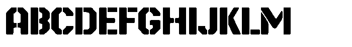 Battle Grid Font UPPERCASE