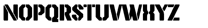 Battle Grid Font UPPERCASE