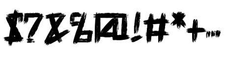 Battle Race Font OTHER CHARS