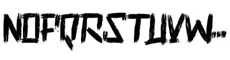 Battle Race Font UPPERCASE