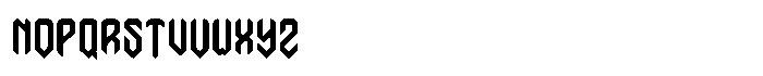 Battle Royale One Inline Font UPPERCASE