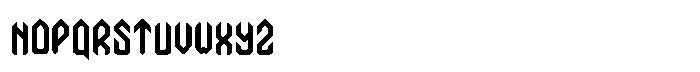 Battle Royale Two Inline Font UPPERCASE