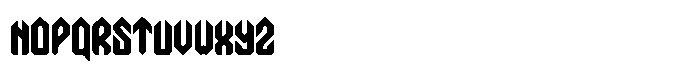 Battle Royale Two Regular Font LOWERCASE