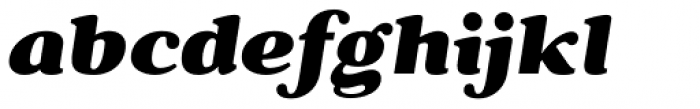 Battlefin Black Italic Font LOWERCASE