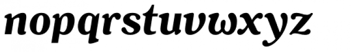 Battlefin Bold Italic Font LOWERCASE