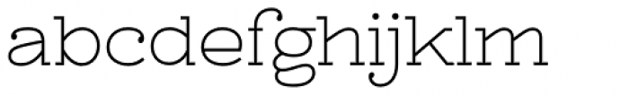 Battleslab Light Font LOWERCASE