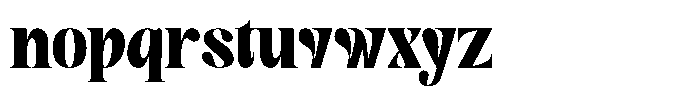 Batzie Regular Font LOWERCASE