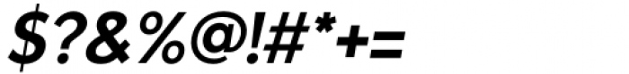 Bauen Semibold Italic Font OTHER CHARS