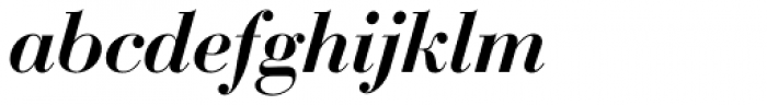 Bauer Bodoni EF Medium Italic Font LOWERCASE