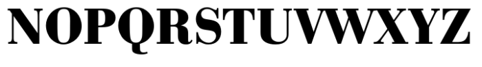 Bauer Bodoni Std Bold Font UPPERCASE