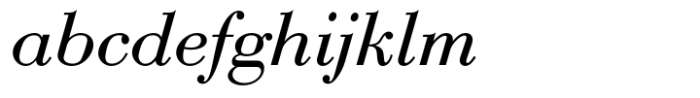 Bauer Bodoni Std Regular Italic FONT