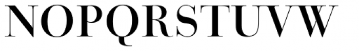 Bauer Bodoni Titling No.2 Font LOWERCASE